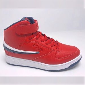 Fila A High Red | Navy | White Casual Sneakers | Men's Shoes NWT